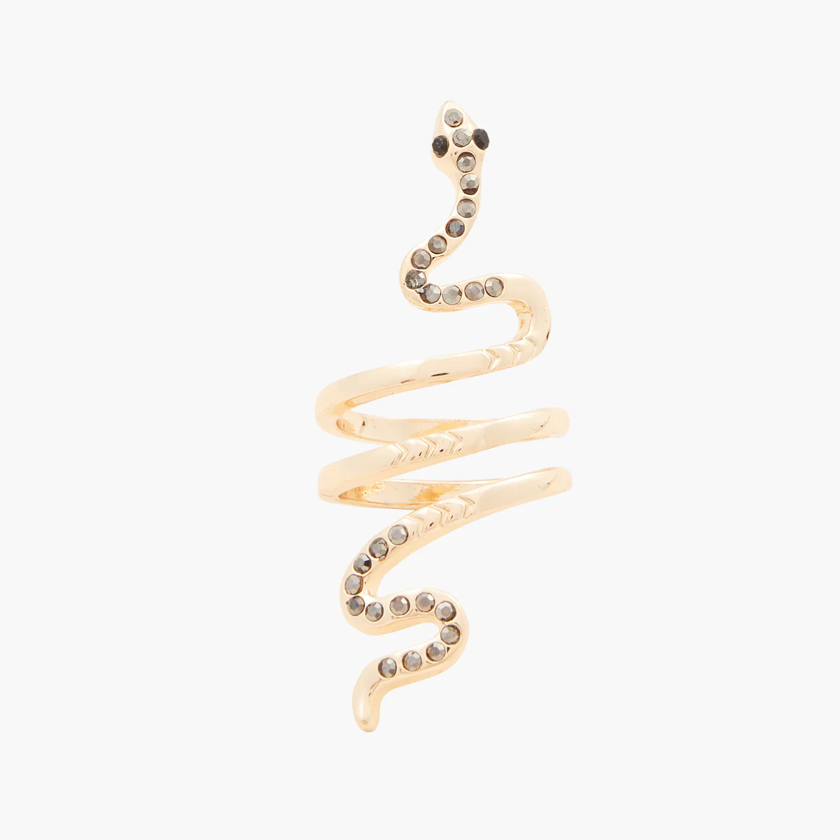 Bague serpent à strass - Image 3