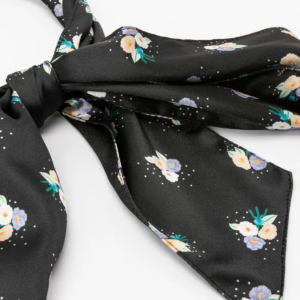 Bandeau noir motif printanier - Image 2
