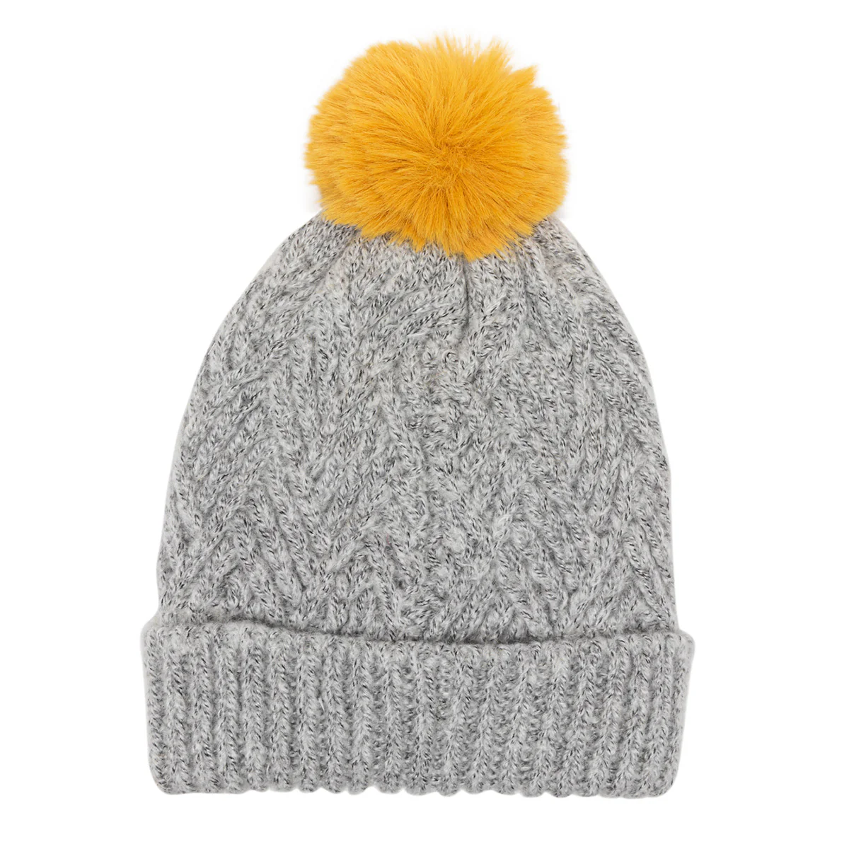 Bonnet en grosse maille gris Glouton - Image 2