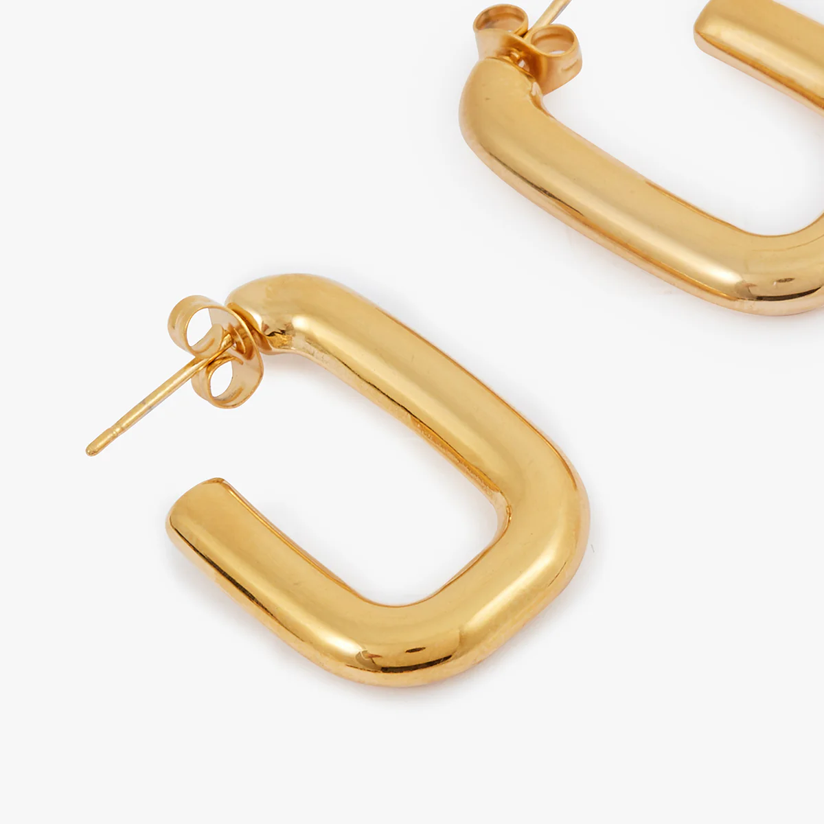 Boucles d'oreilles acier inoxydable - Image 2