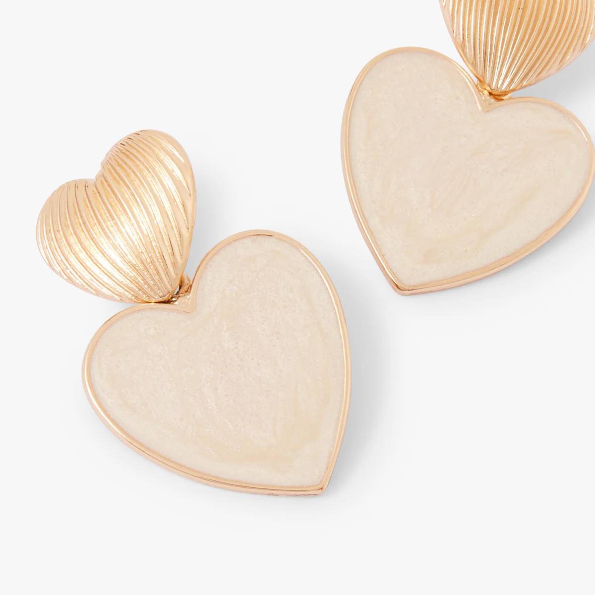 Boucles d'oreilles blanc Cat Lover - Image 2