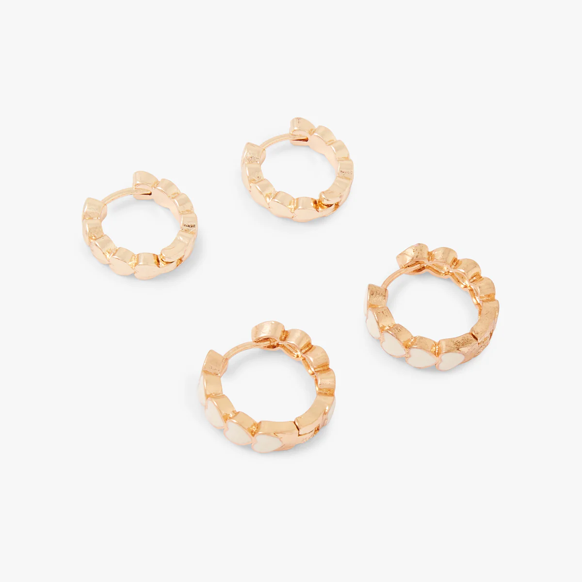 Boucles d'oreilles blanches - Image 2