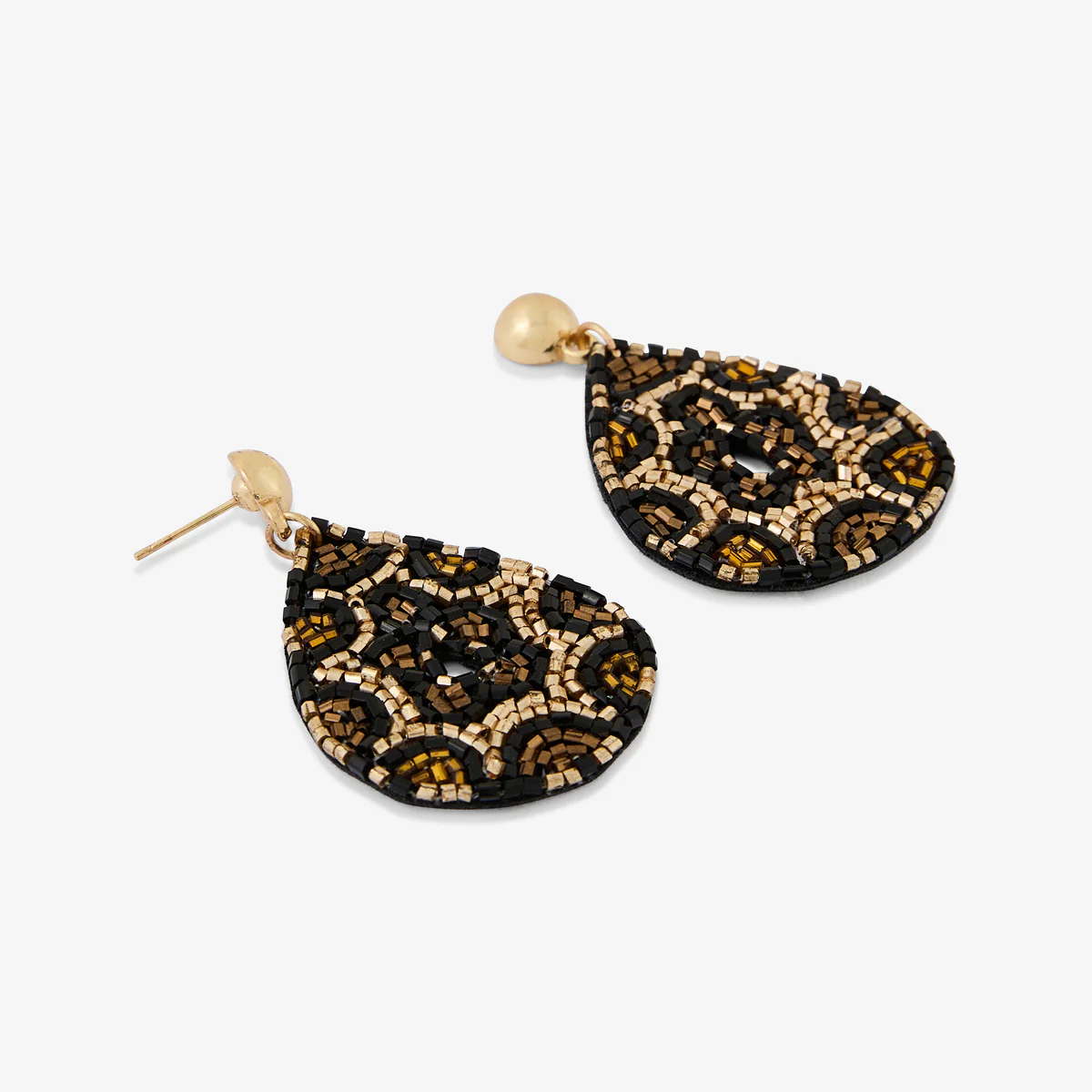 Boucles d'oreilles gouttes léopard Léopard félin - Image 2