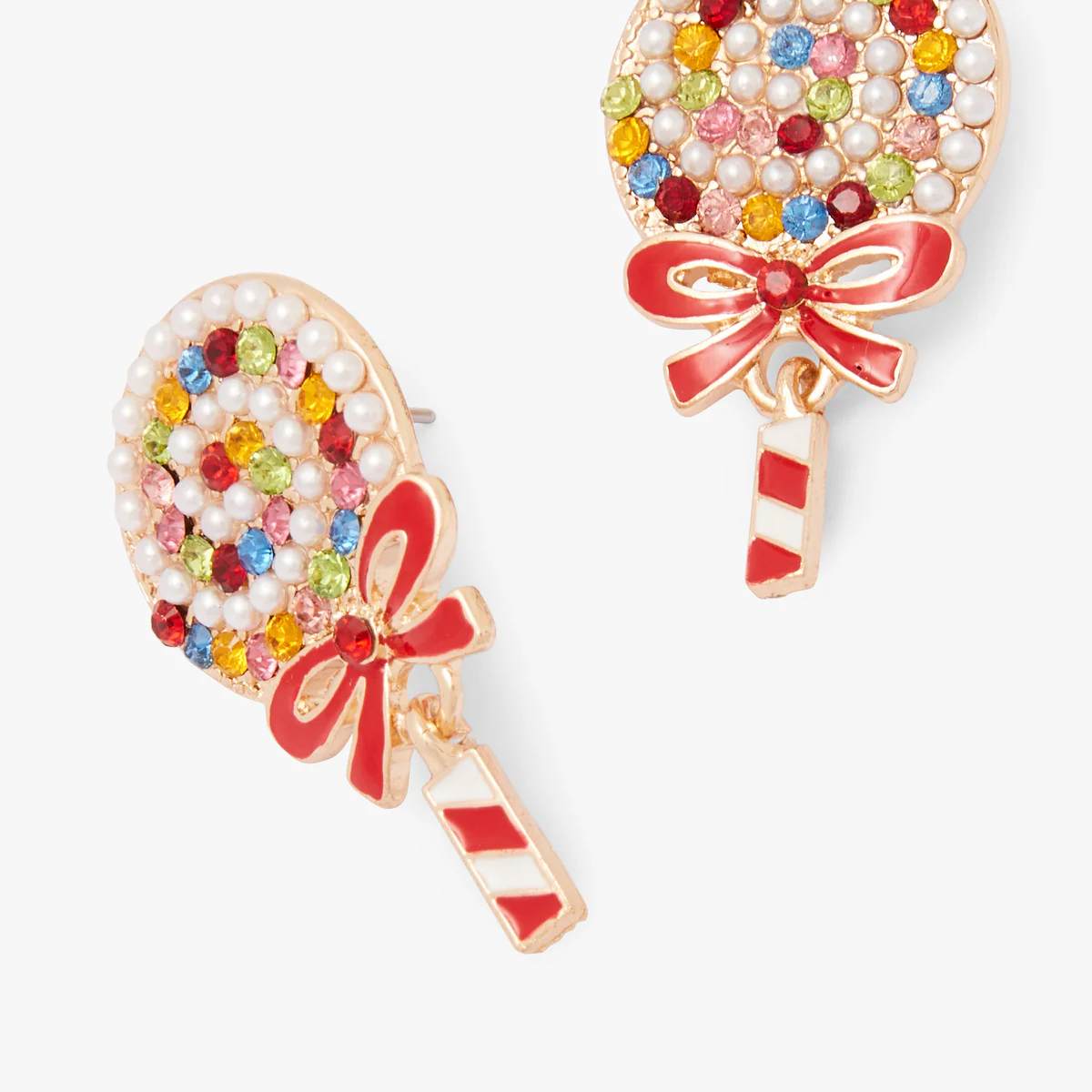 Boucles d'oreilles sucette de Noël - Image 2