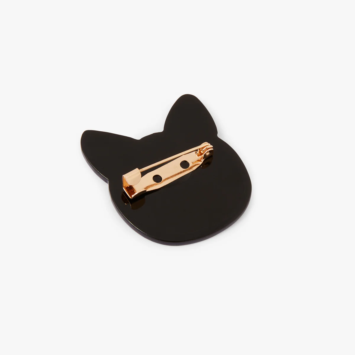 Broche tête de chat noir - Image 2