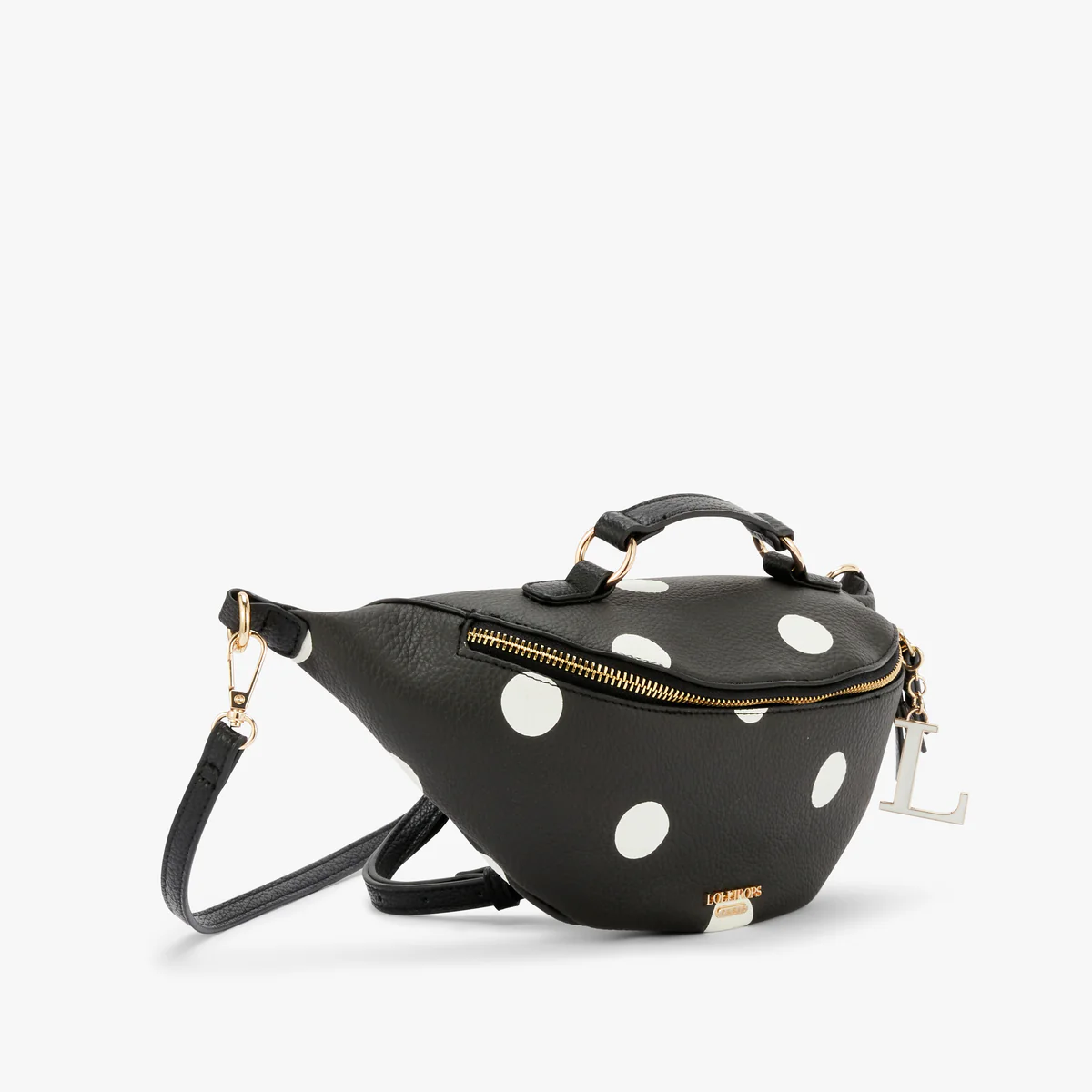 Ceinture Banane noire et poids blancs Oita - Image 3