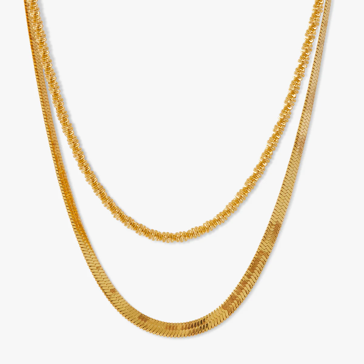 Collier multi rangs chaîne Acier - Image 2