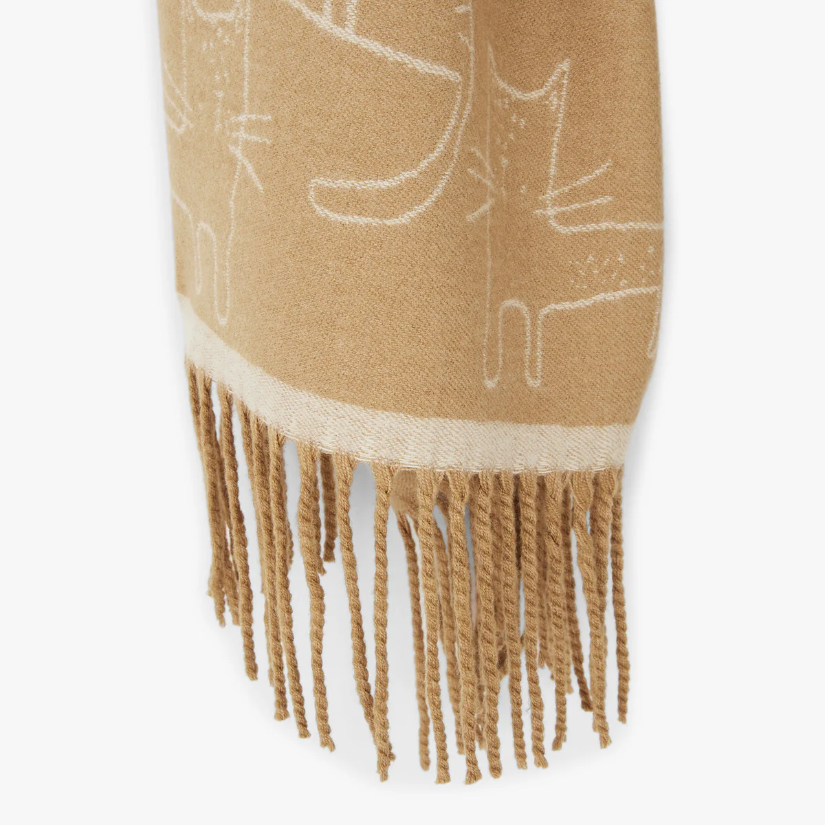 Echarpe beige Oreka - Image 2