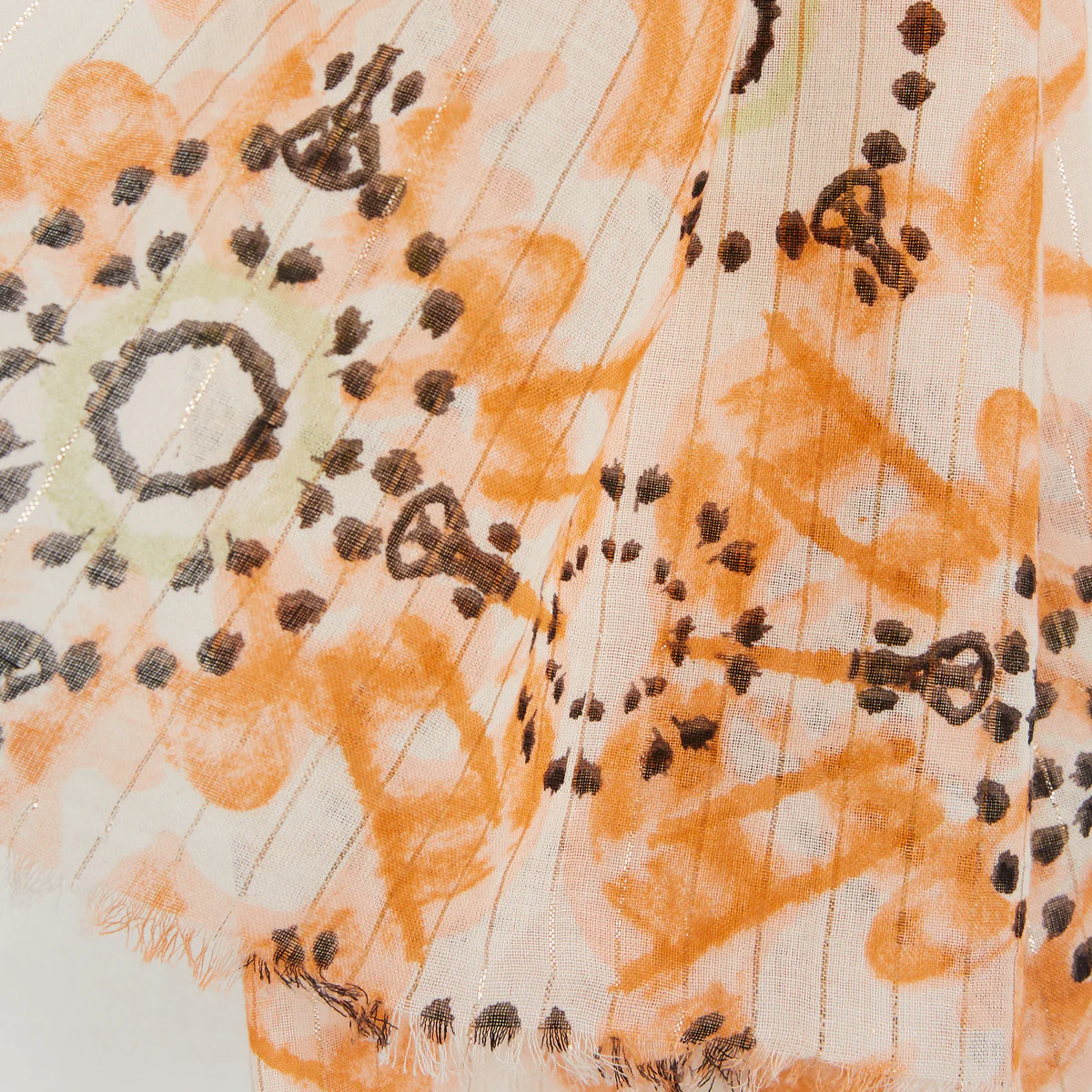 Foulard rectangulaire corail Nurlu - Image 2