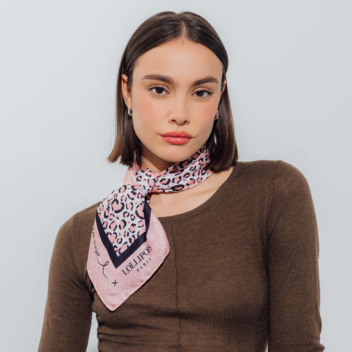 Foulard rose Rozy - Image 2
