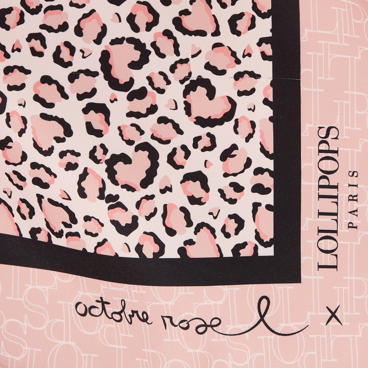 Foulard rose Rozy - Image 3