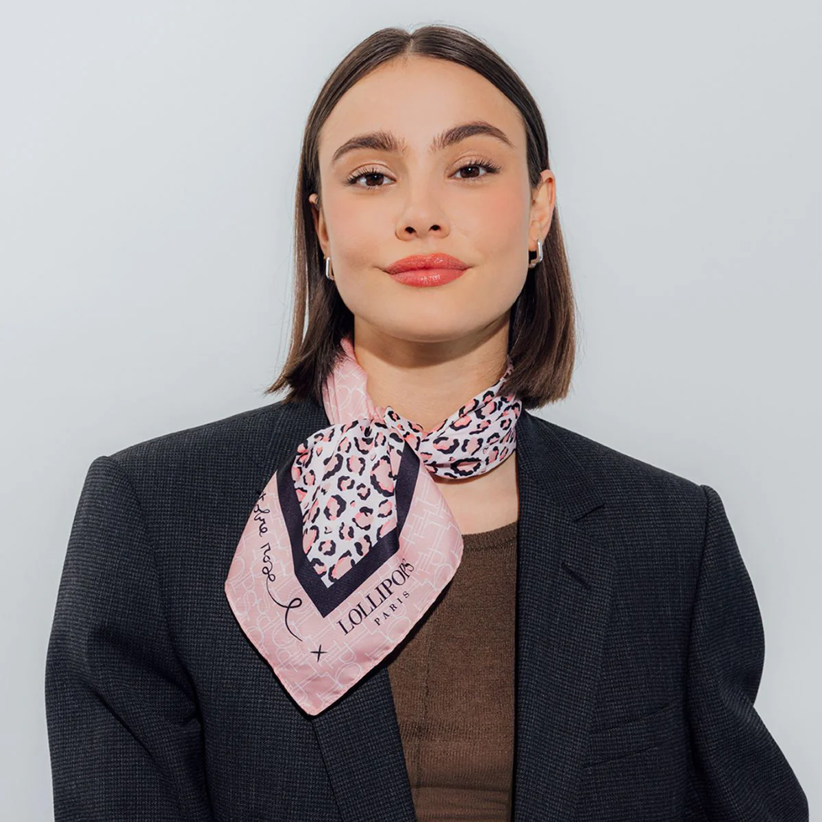 Foulard rose Rozy - Image 4