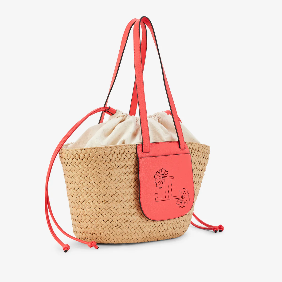 Grand panier corail Poldie - Image 4