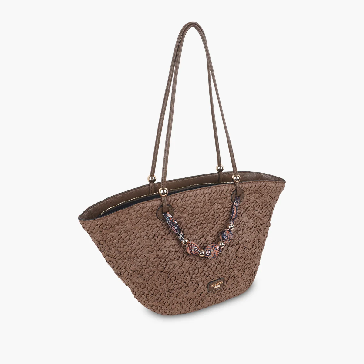 Grand panier marron Shirley - Image 4