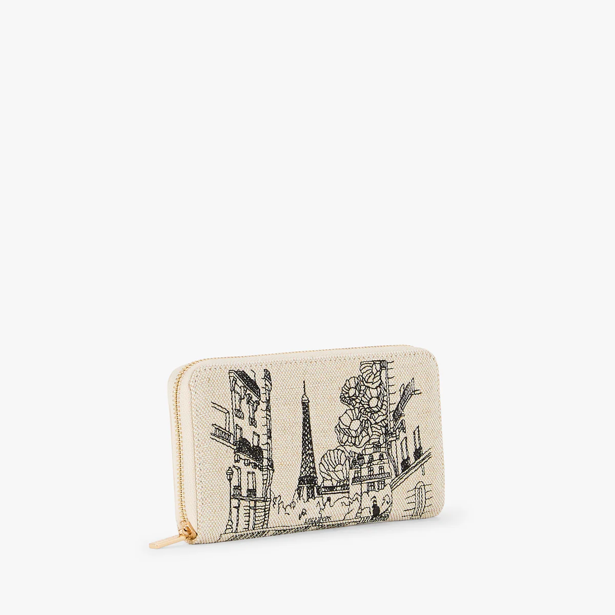 Grand portefeuille blanc Pierette - Image 3