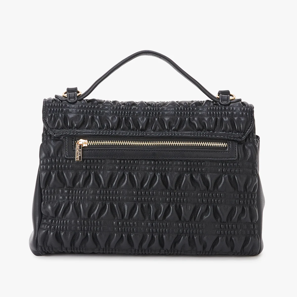 Grand sac bandoulière noir Lixa - Image 2