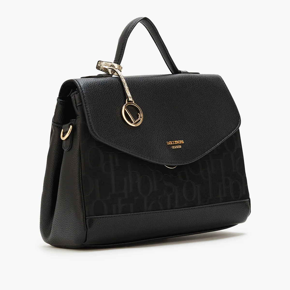 Grand sac bandoulière noir Malaisia - Image 3