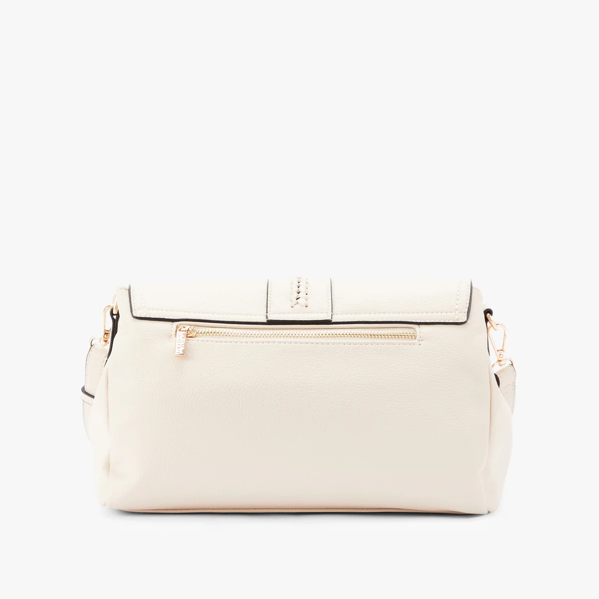 Grand sac porté épaule beige Nicolosi - Image 2