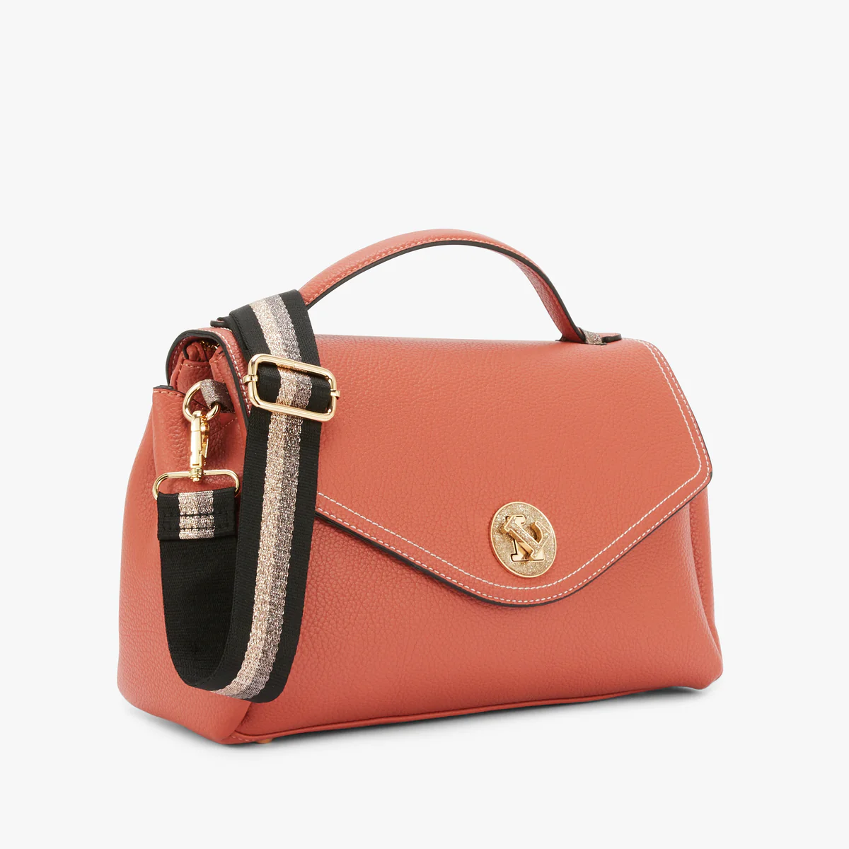 Grand sac porté épaule brique Obita - Image 3