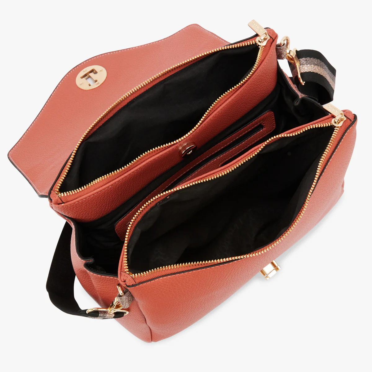 Grand sac porté épaule brique Obita - Image 4