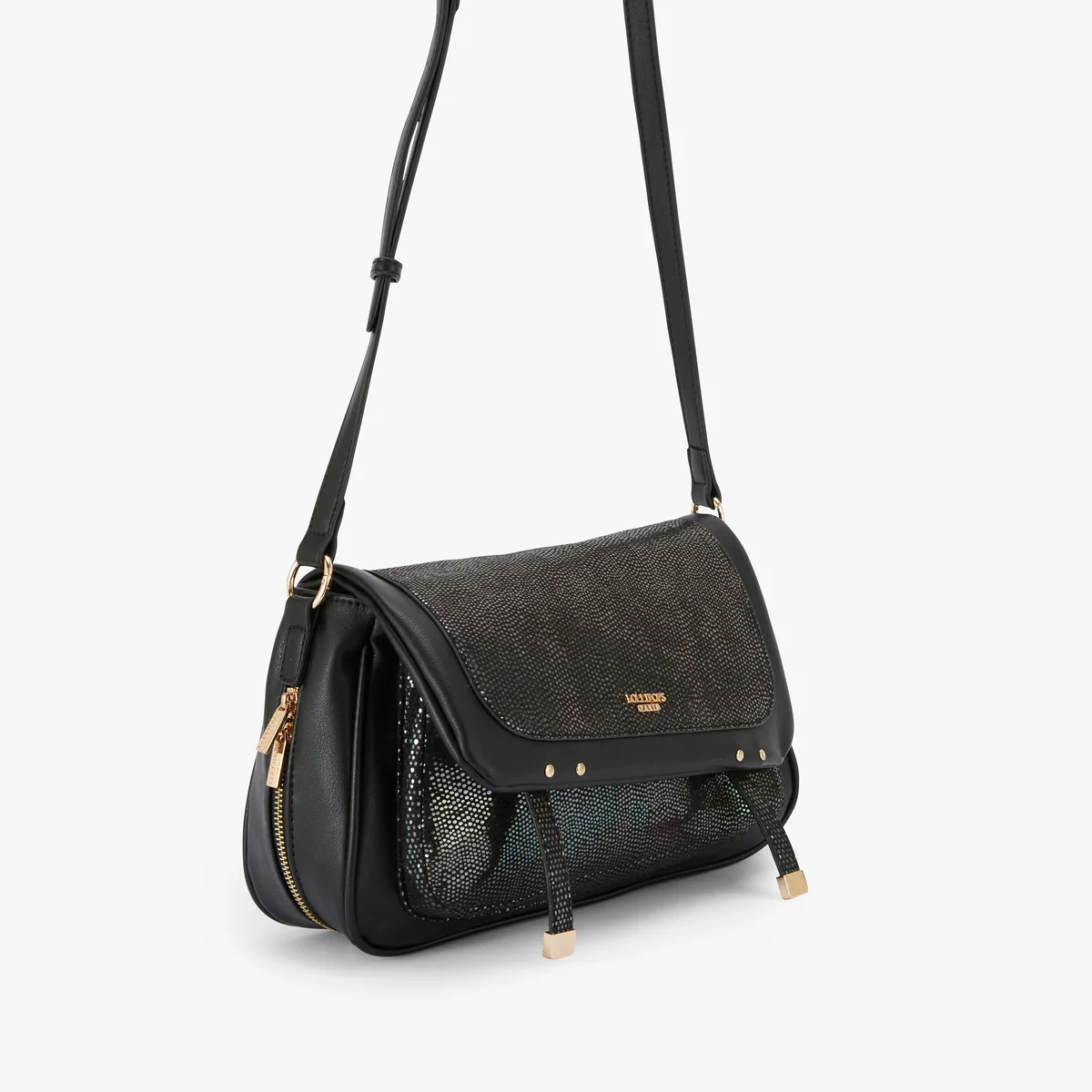 Grand sac porté épaule L noir Osches - Image 3