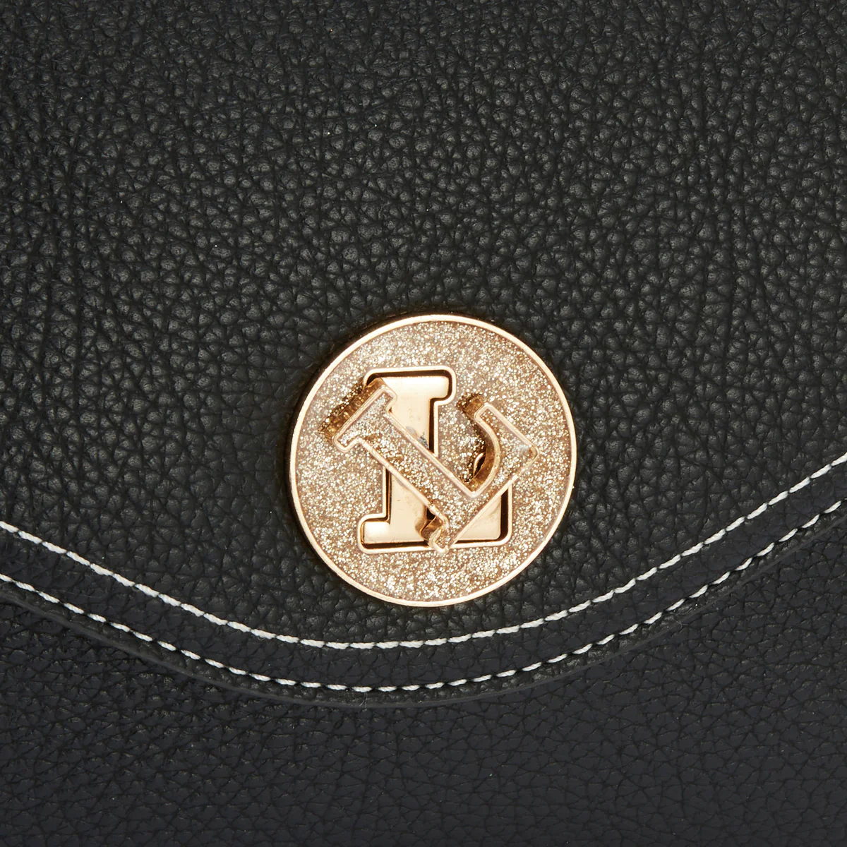 Grand sac porté épaule noir Obita - Image 5