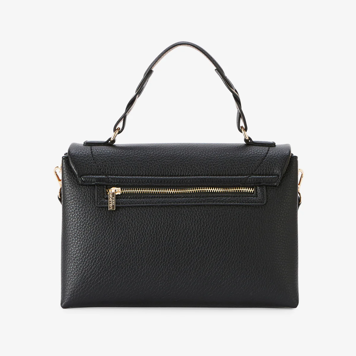 Grand sac porté épaule noir Rosabelle - Image 2