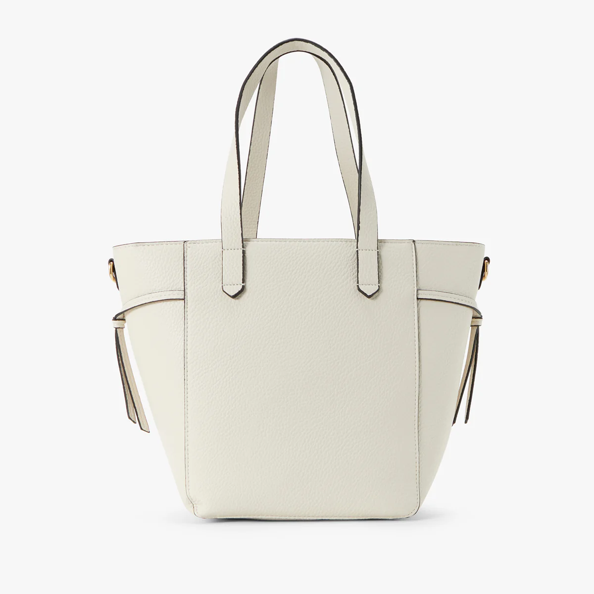 Grand sac shopper blanc Pivoine - Image 3