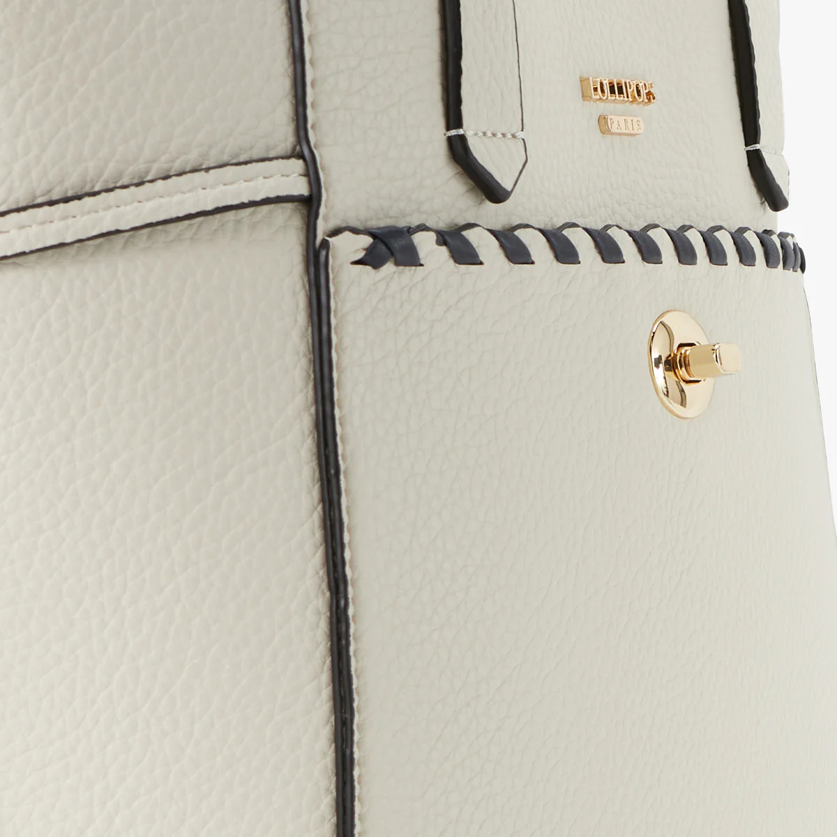Grand sac shopper blanc Pivoine - Image 6