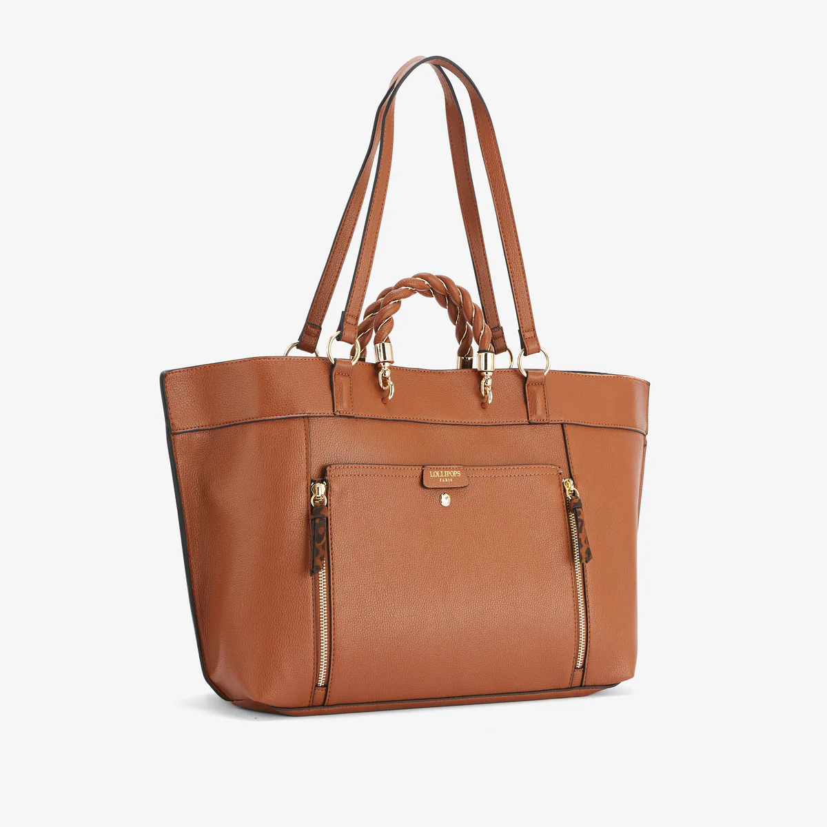 Grand sac shopper camel Rosazia - Image 3
