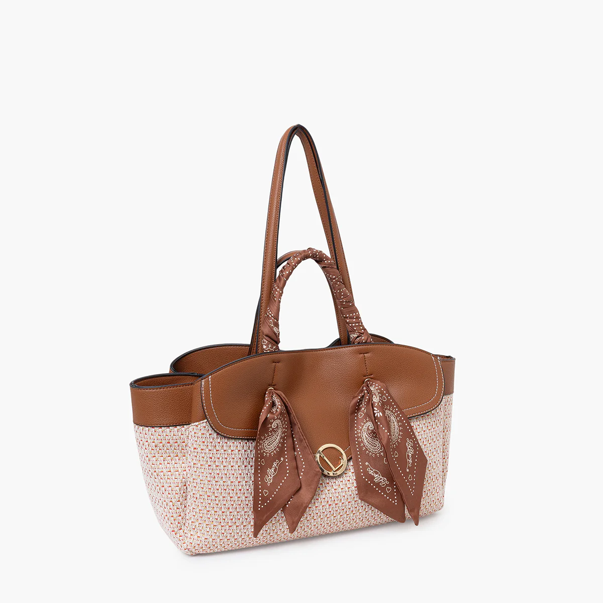 Grand sac shopper camel Sade - Image 3