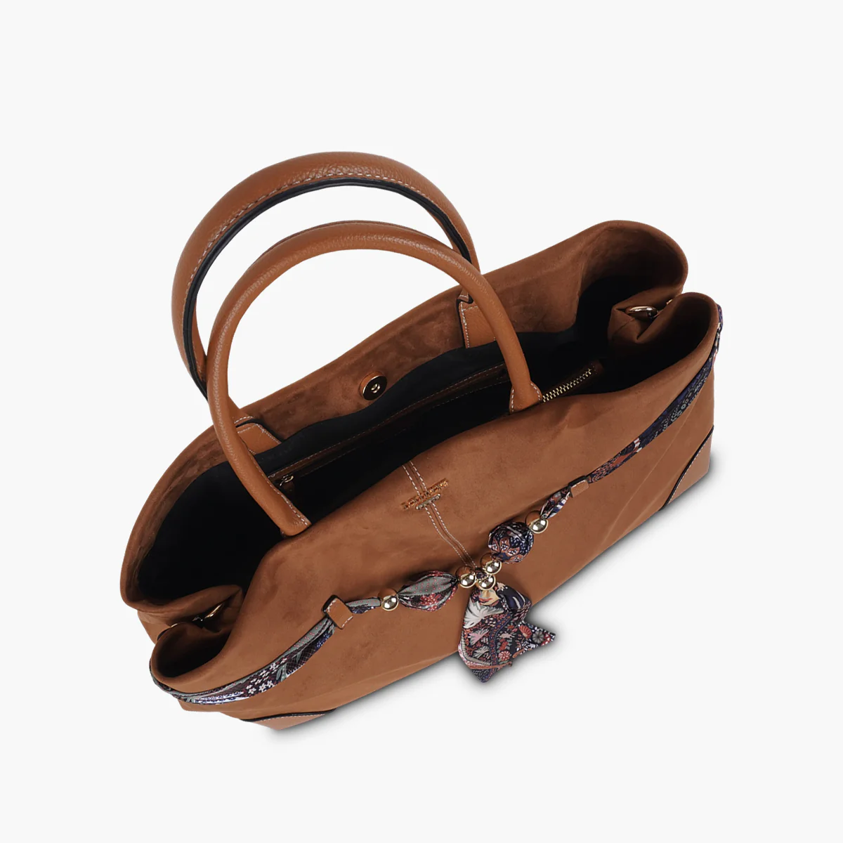 Grand sac shopper camel Shirley - Image 4