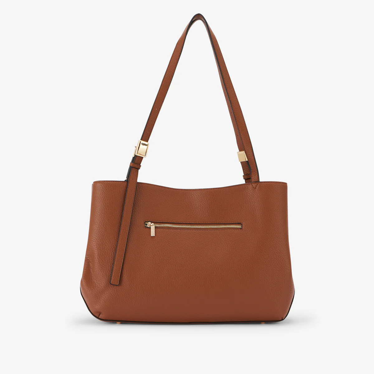 Grand sac shopper cognac Raven - Image 2