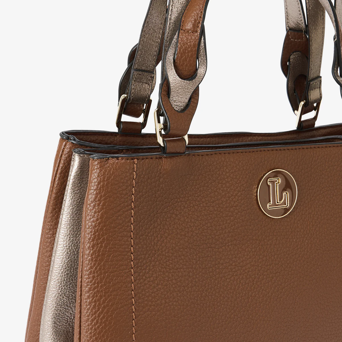 Grand sac shopper cognac Rosabelle - Image 5