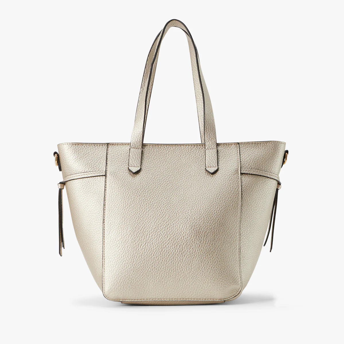Grand sac shopper dore Pivoine - Image 2