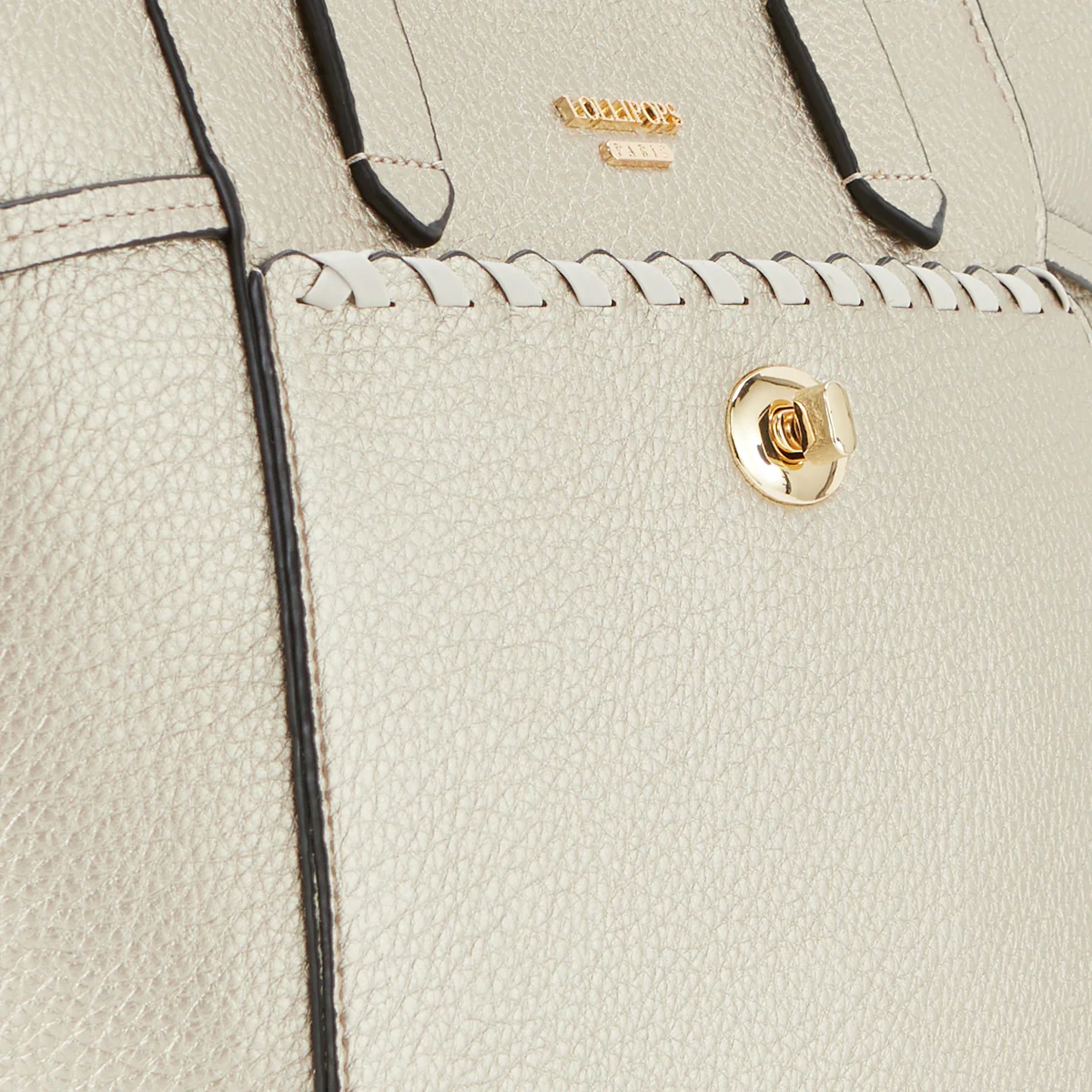 Grand sac shopper dore Pivoine - Image 5