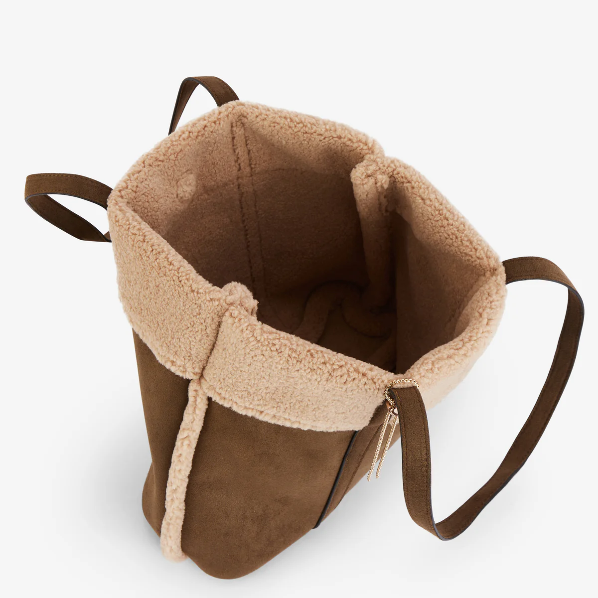 Grand sac shopper kaki Reyana - Image 4