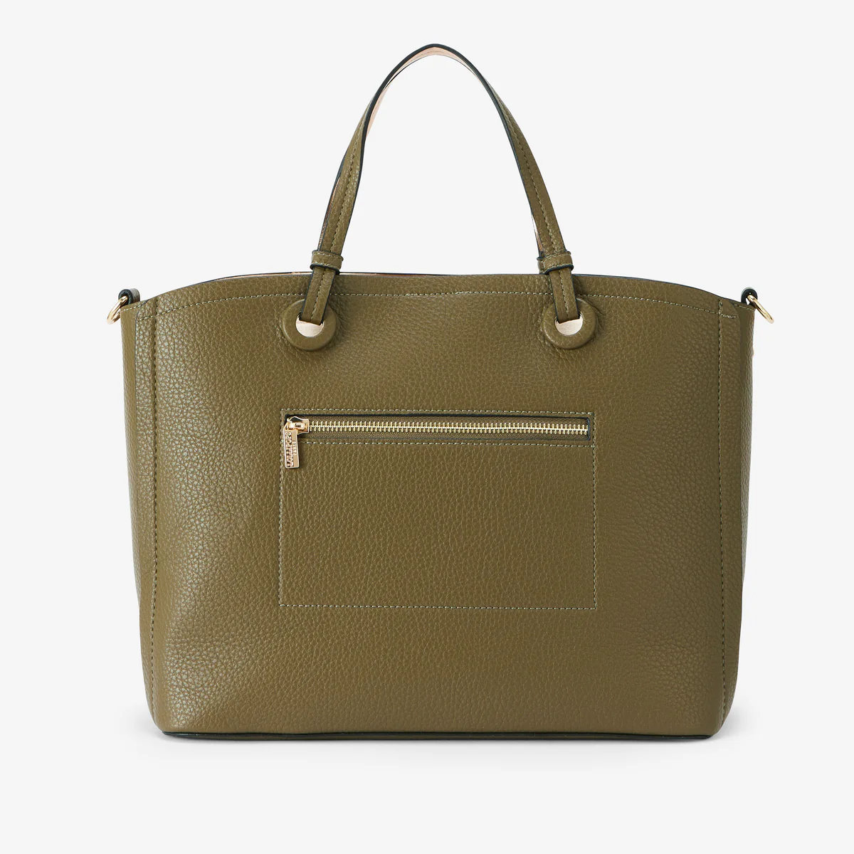 Grand sac shopper kaki Riada - Image 2