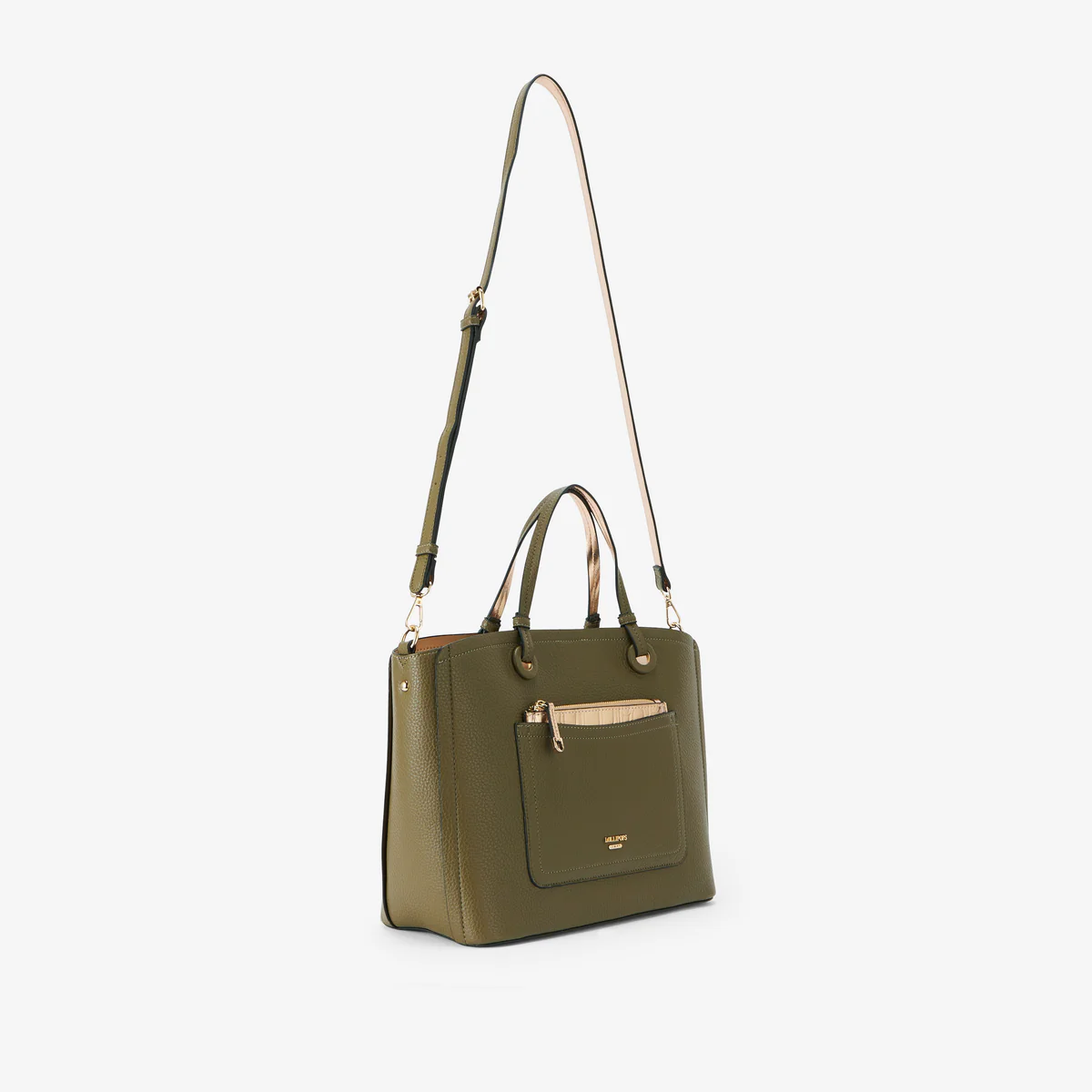 Grand sac shopper kaki Riada - Image 3