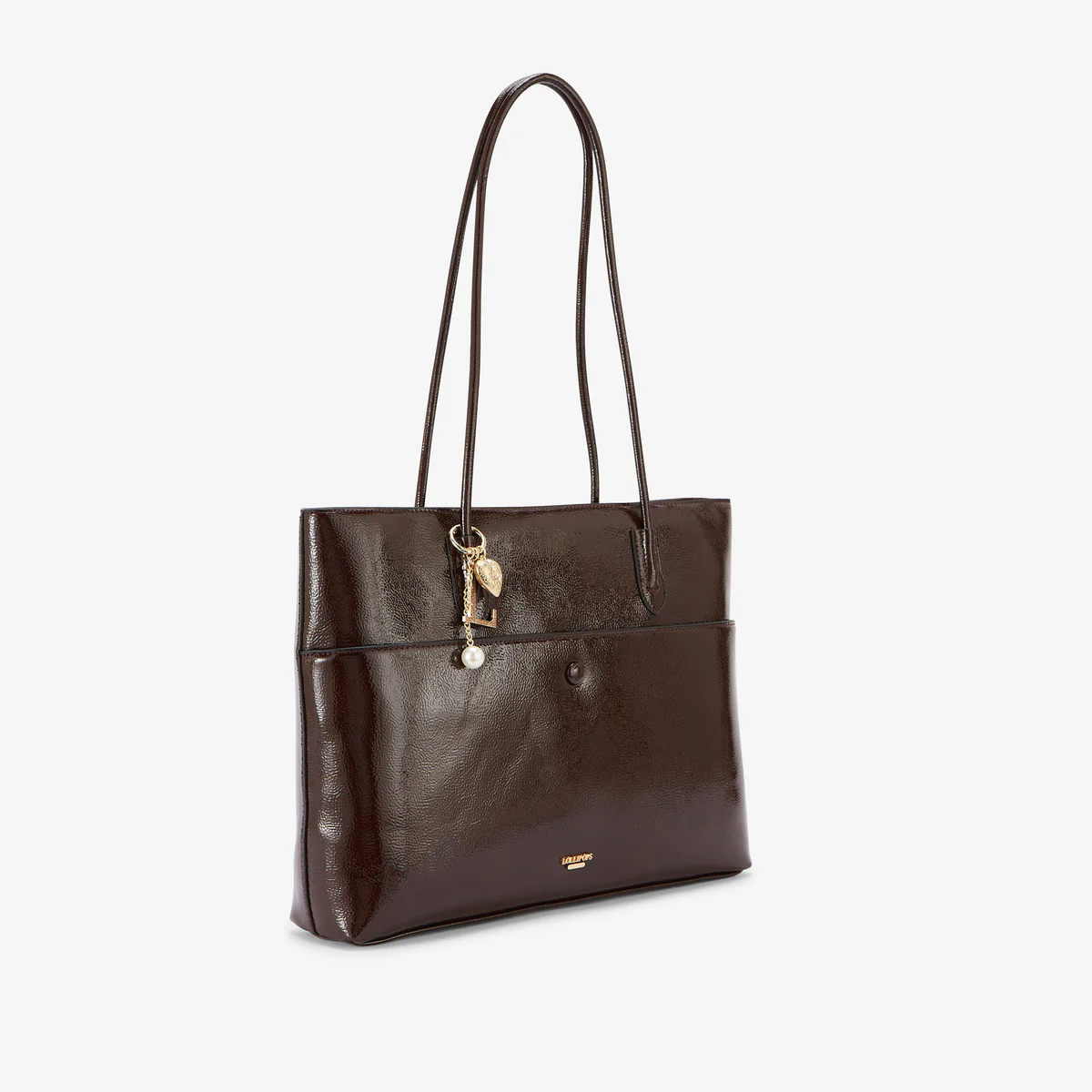 Grand sac shopper marron Rosario - Image 3