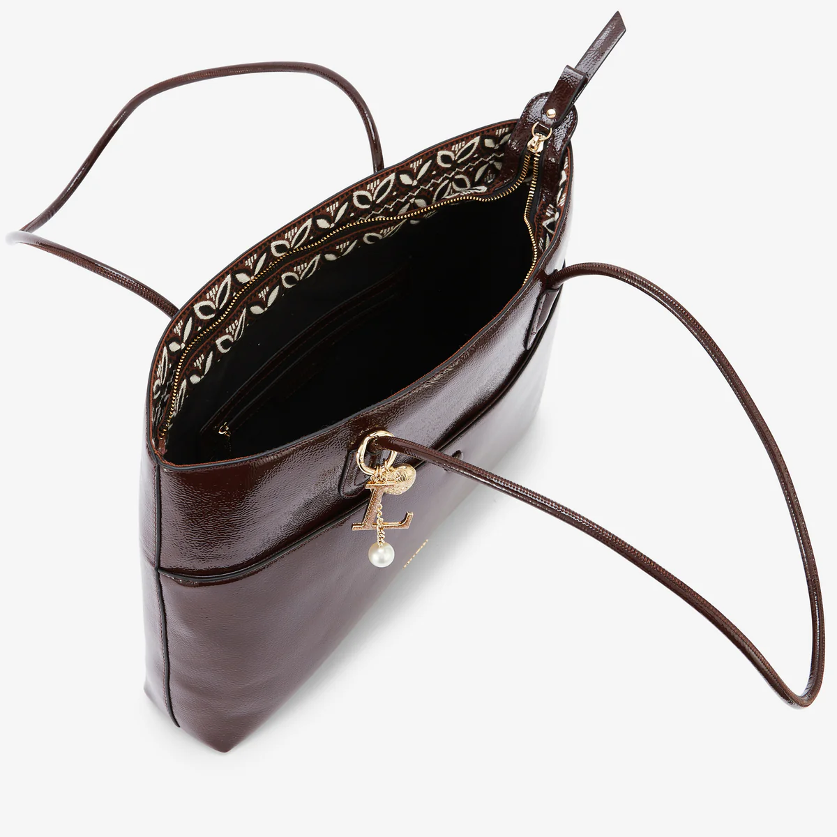 Grand sac shopper marron Rosario - Image 4