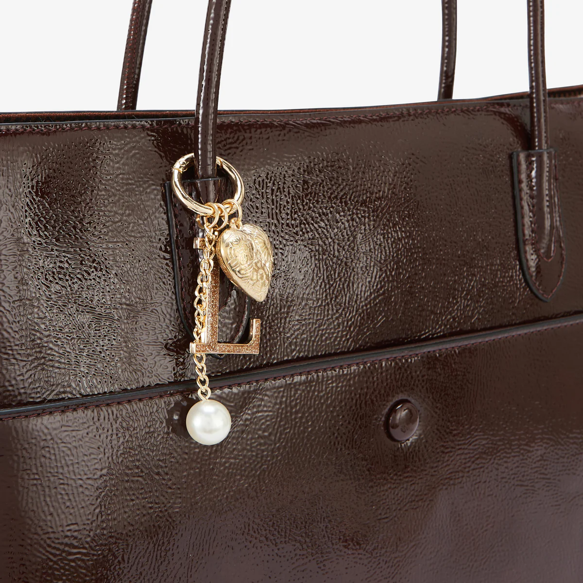 Grand sac shopper marron Rosario - Image 5