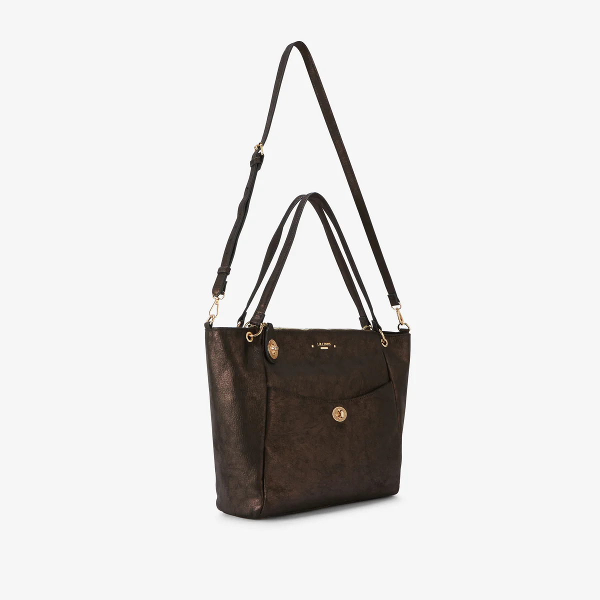 Grand sac shopper marron Roselyne - Image 3
