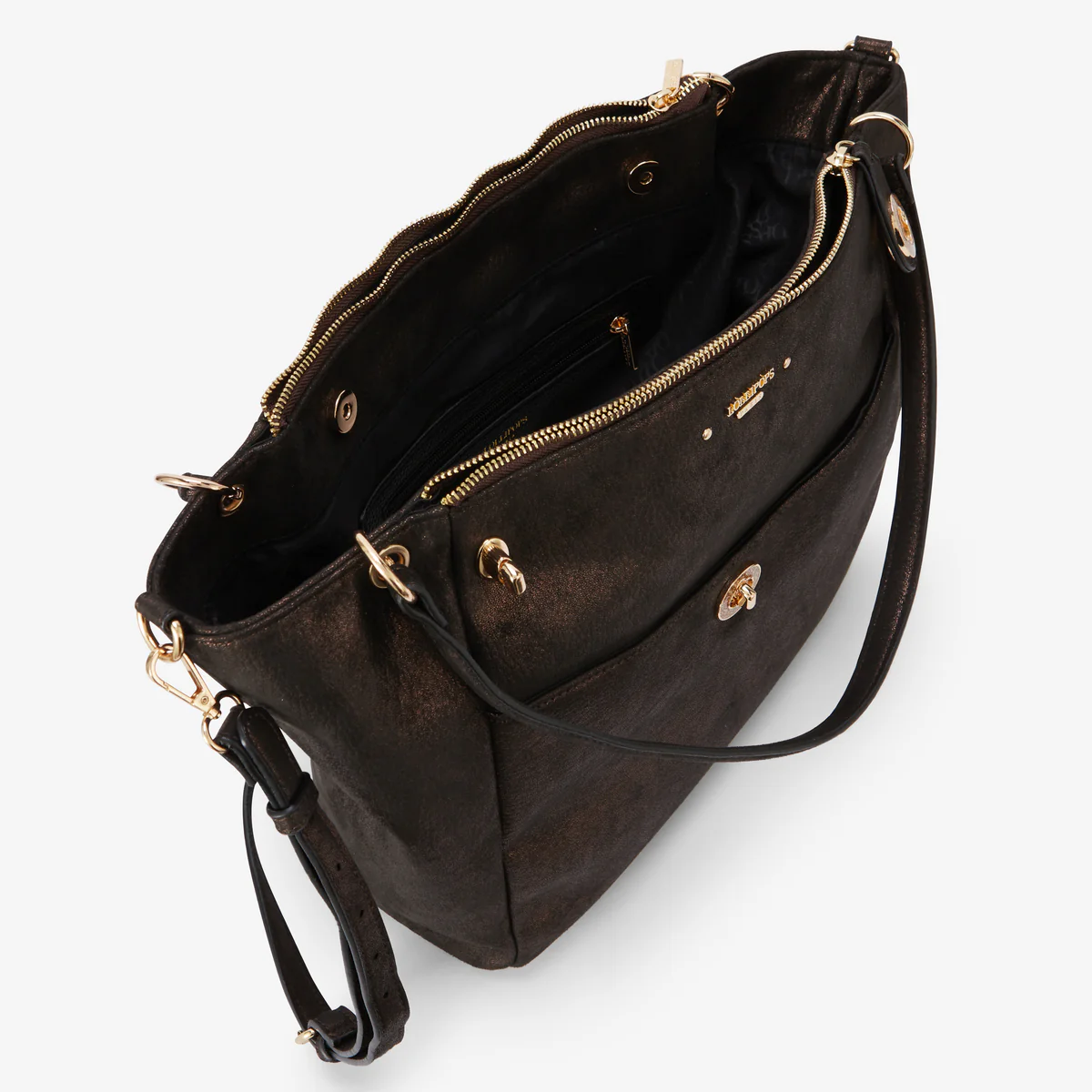 Grand sac shopper marron Roselyne - Image 4