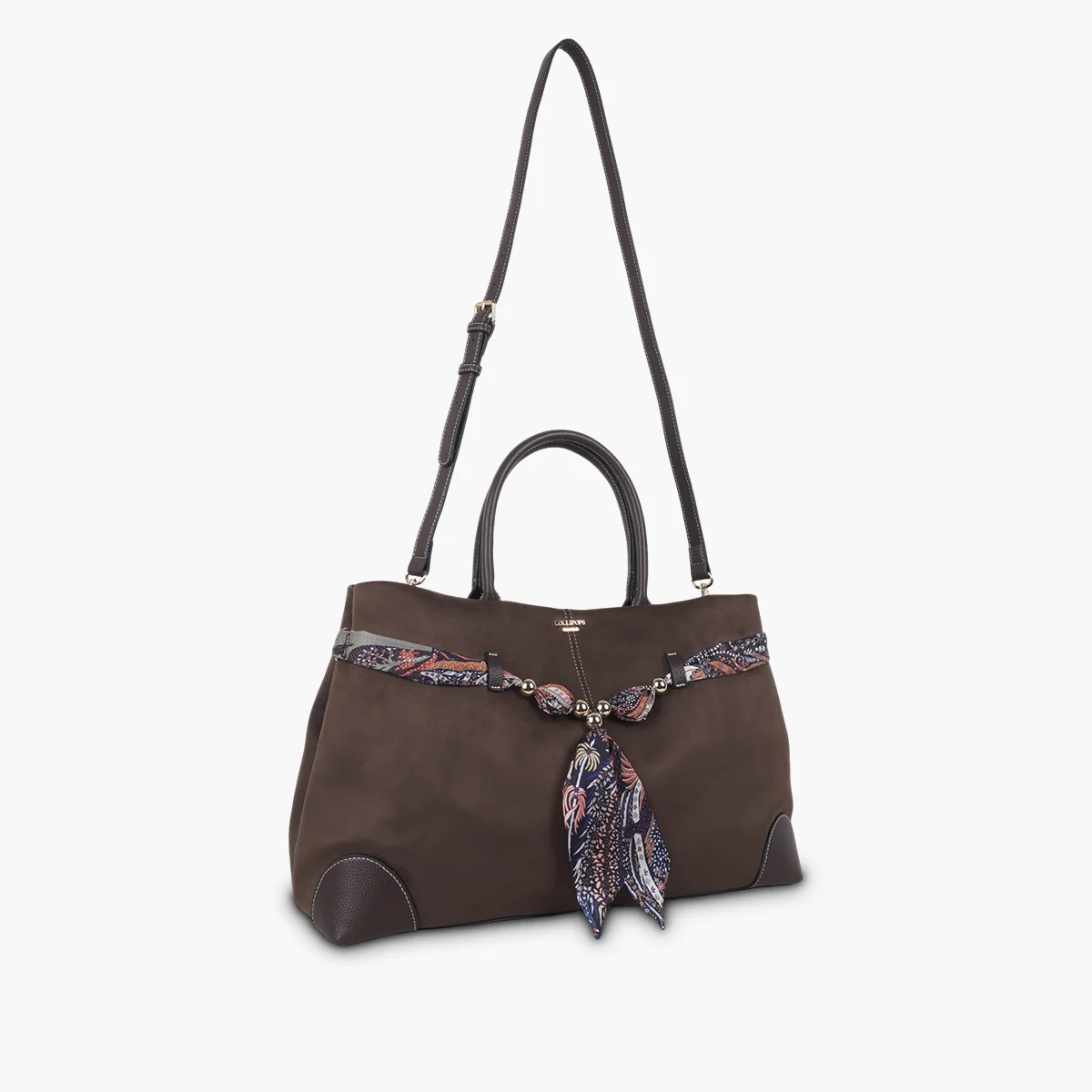 Grand sac shopper marron Shirley - Image 3