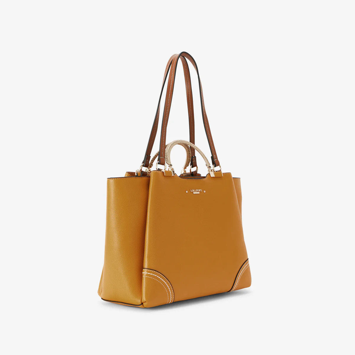 Grand sac shopper moutarde Ronnie - Image 3