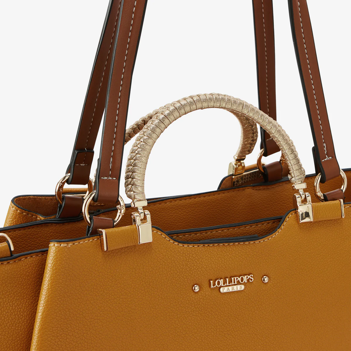 Grand sac shopper moutarde Ronnie - Image 5