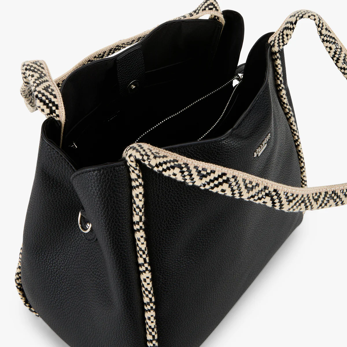 Grand sac shopper noir Pema - Image 4