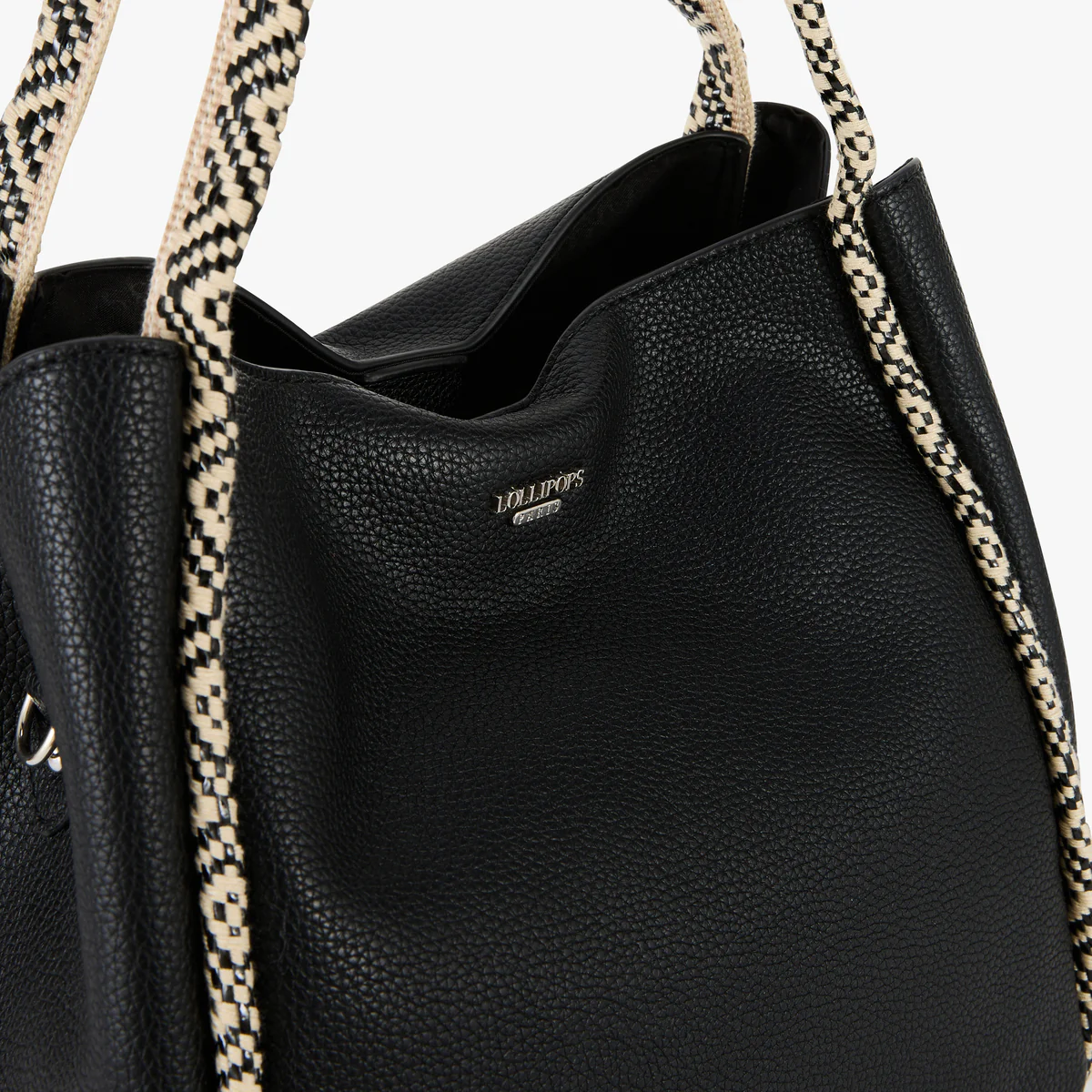 Grand sac shopper noir Pema - Image 5
