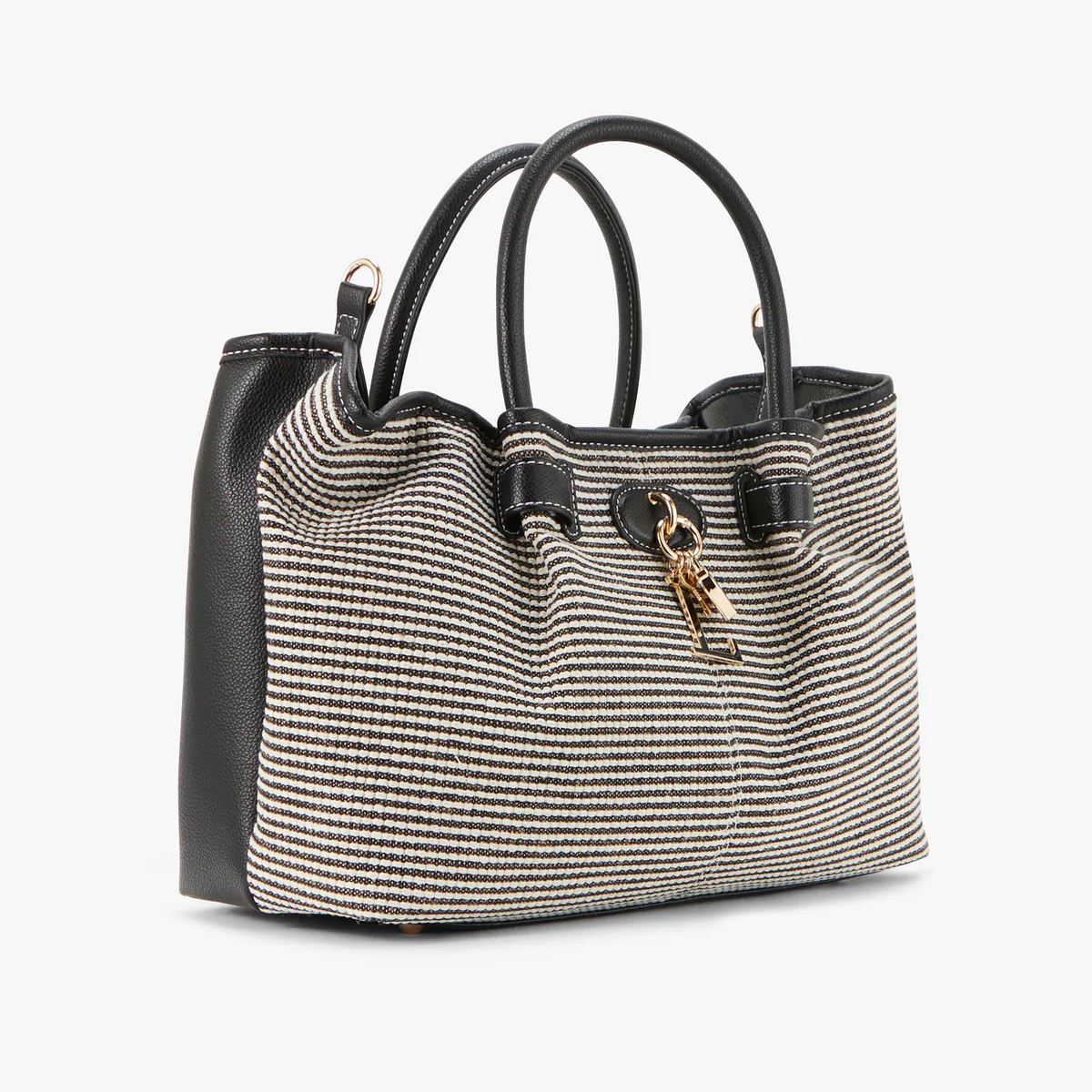 Grand sac shopper noir Petula - Image 4